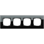 Рамка Glass C 1 пост в черном цвете