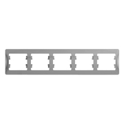 Розетка USB двойная цвет алюминий