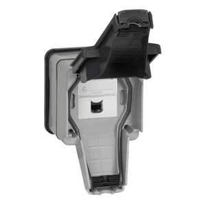 Розетка с рамкой компьютерная RJ45 Cat.6 (FTP) одинарная цвет антрацит