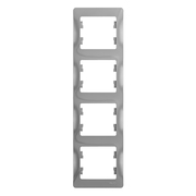 Розетка USB двойная цвет алюминий