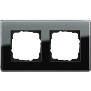 Рамка Glass C 1 пост в черном цвете