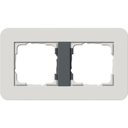 Рамка 1 пост в сером матовом цвете