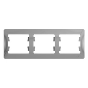 Розетка USB двойная цвет алюминий
