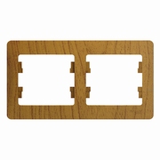 Розетка USB двойная цвет дуб