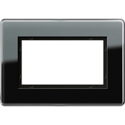 Рамка Glass C 1 пост в черном цвете