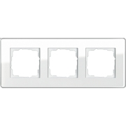Рамка Glass C 1 пост в белом цвете