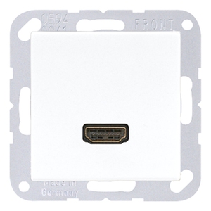 Розетка HDMI белого цвета