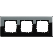 Рамка Glass C 1 пост в черном цвете